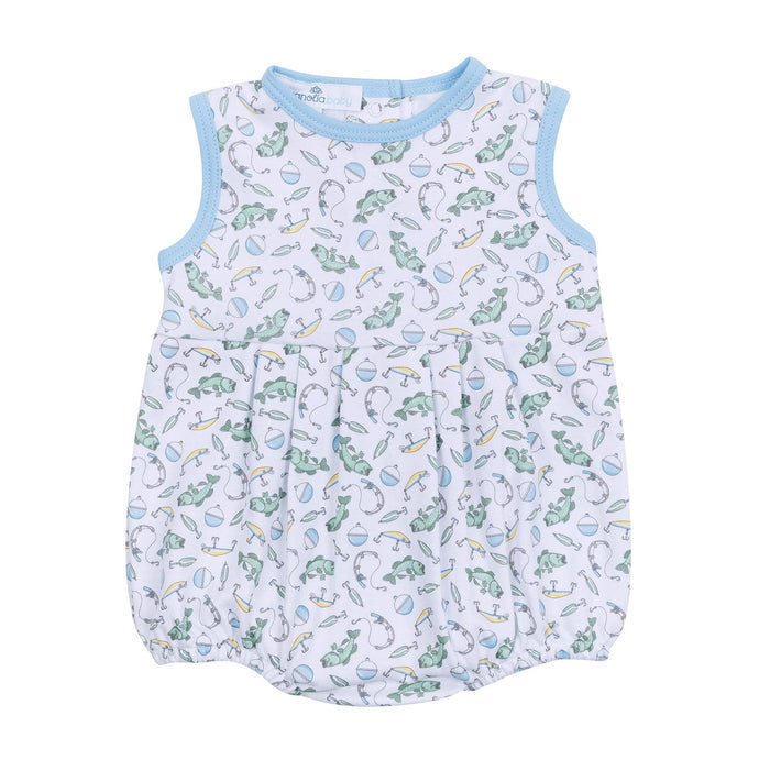 Hook, Line and Sinker Print Bubble magnolia baby blue