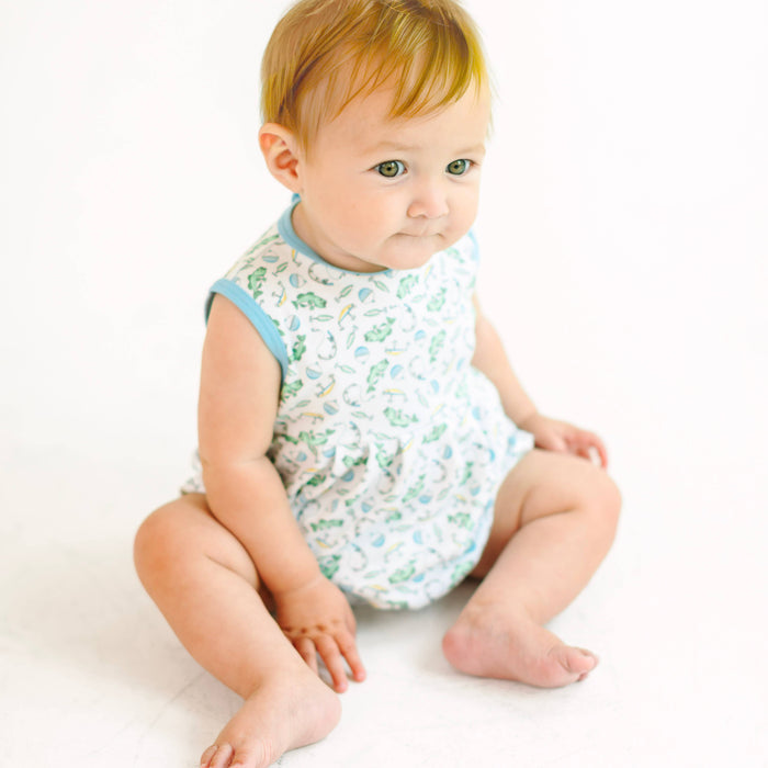 Hook, Line and Sinker Print Bubble magnolia baby blue