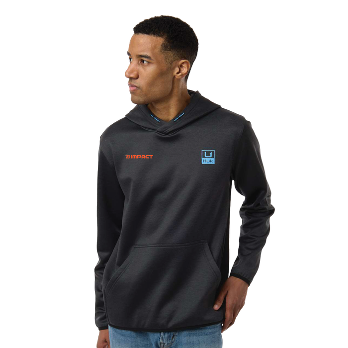 HUK Men's Coldfront+ Performance Hooded Sweatshirt