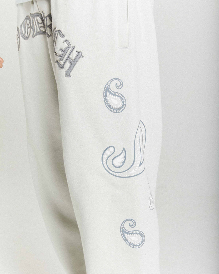 Inkline Oversized Joggers - Grey/White