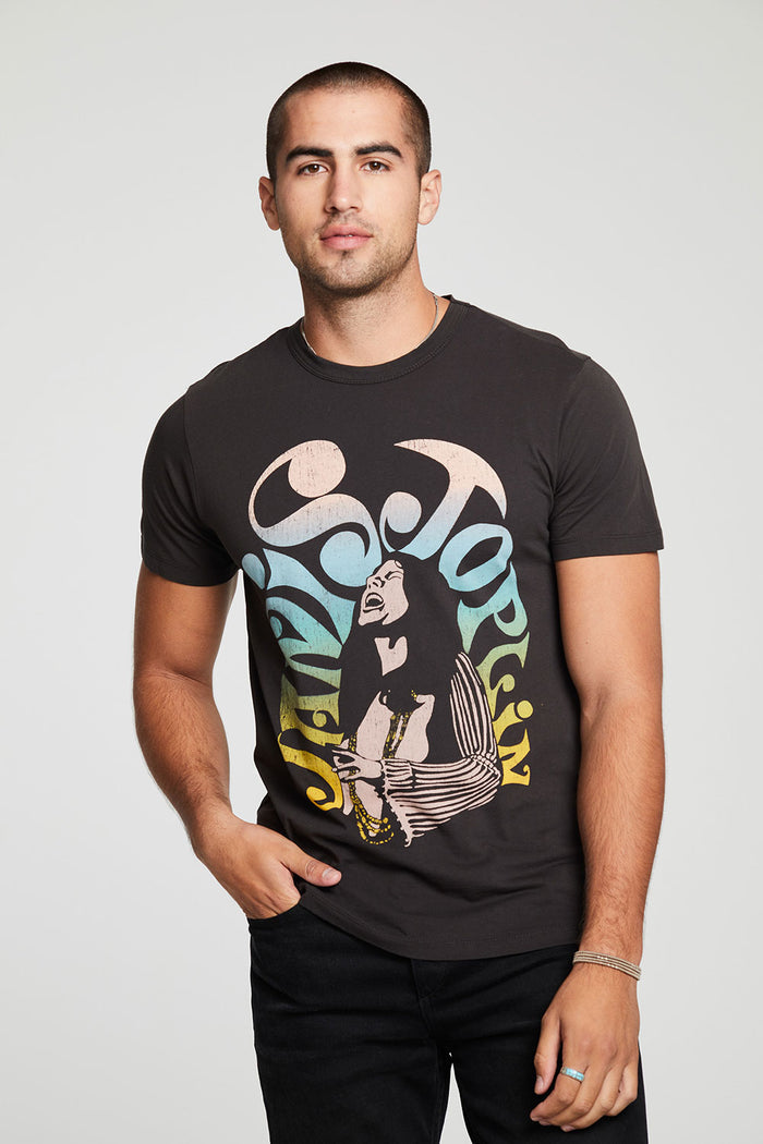 Janis Joplin Retro Poster Mens Tee MENS chaserbrand