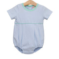 Jellybean Lucas Bubble- Light Blue Stripe and Mint