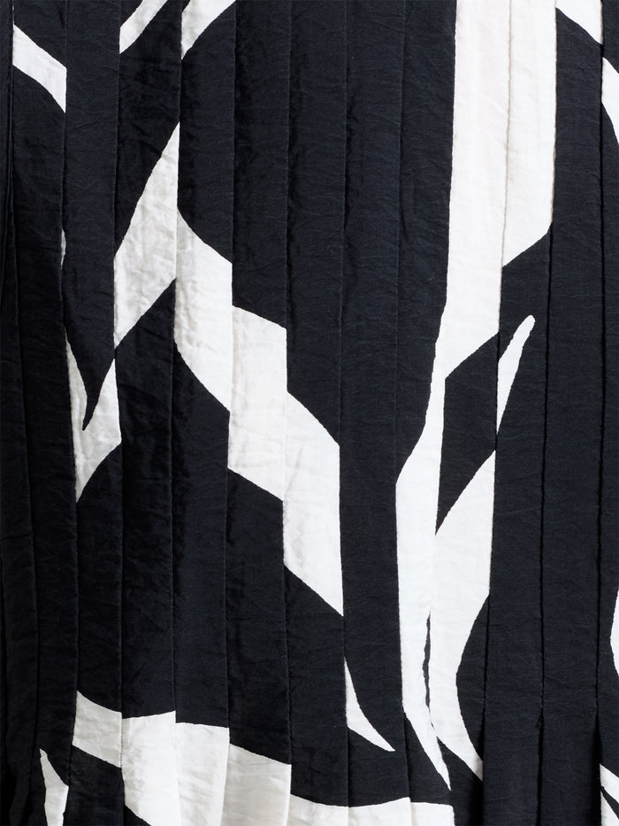 Jessie Abstract Monochrome Sleeveless Top