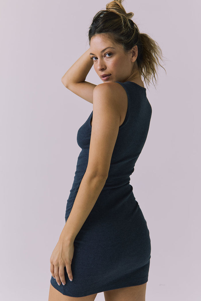 Womens Joanne Navy Mini Dress chaserbrand