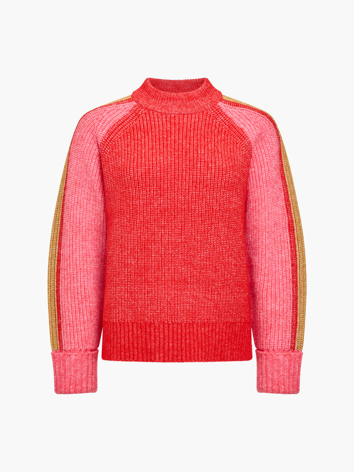Kessy Multi-Colour Striped Sleeve Jumper