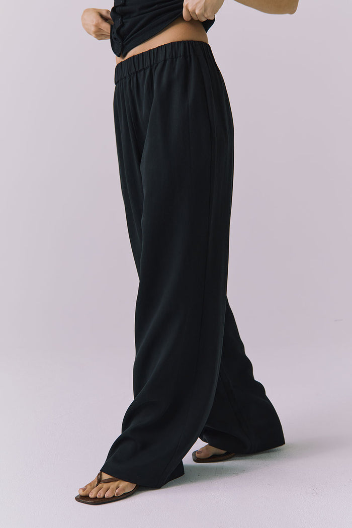 Womens Lee Black Trousers chaserbrand