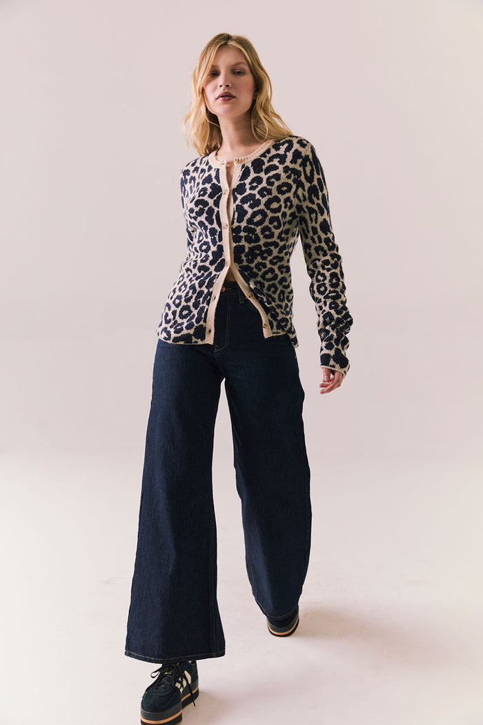 Leopard Dream Cardigan Womens chaserbrand