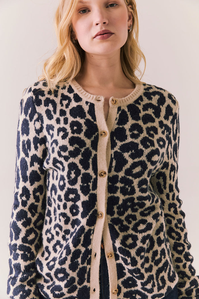 Leopard Dream Cardigan Womens chaserbrand