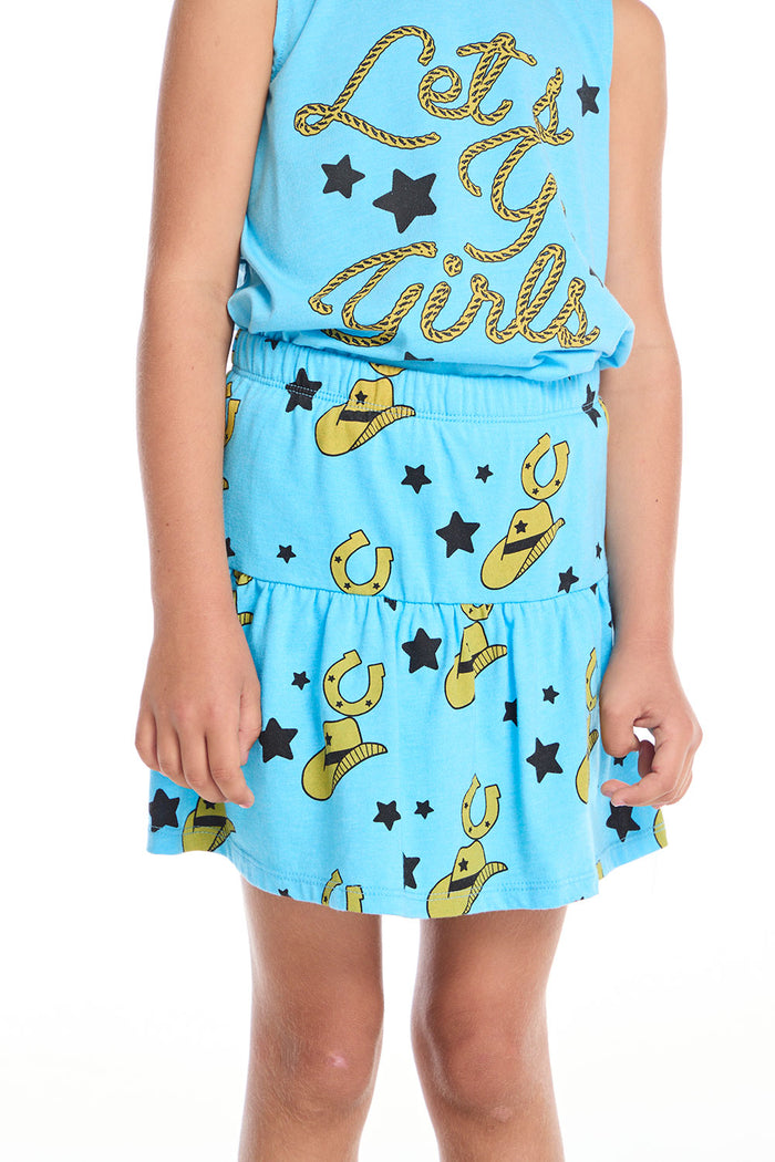 Let’s Go Girls Peplum Skort GIRLS chaserbrand