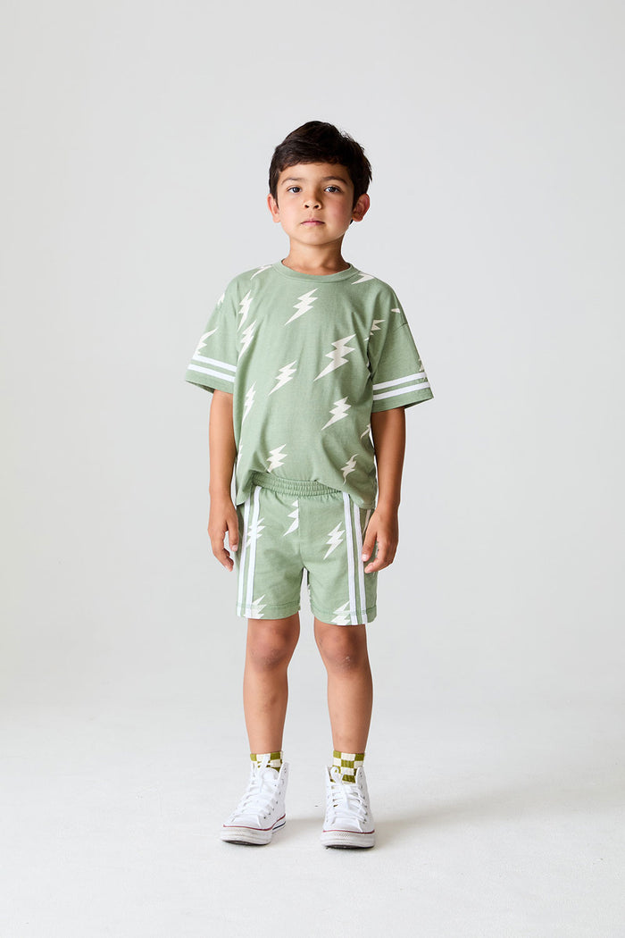 Boys Lightning All Over Boys Shorts chaserbrand