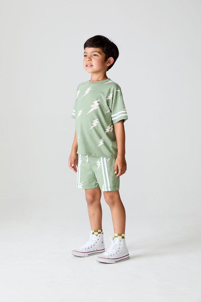 Boys Lightning All Over Shorts chaserbrand