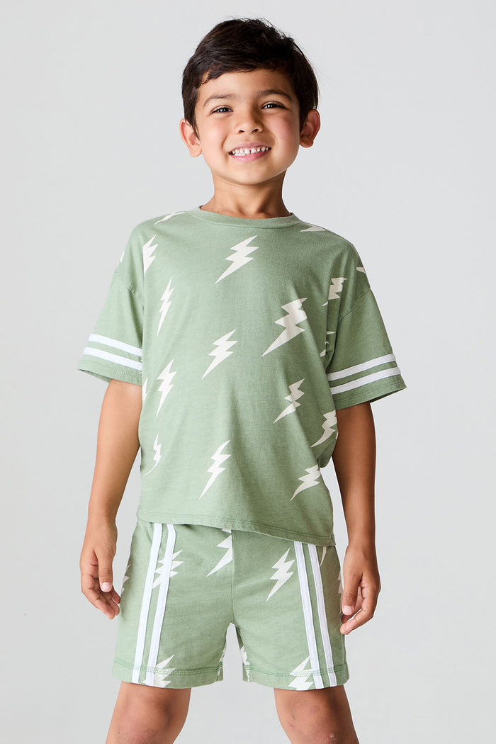 Boys Lightning All Over Boys Tee chaserbrand