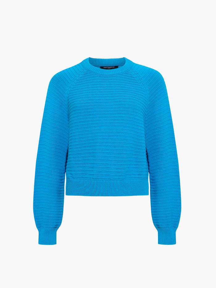 Lily Mozart Blue Purl Knit Jumper