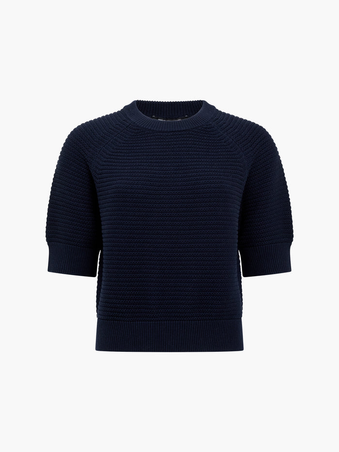 Lily Mozart Purl Knit Short Sleeve Jumper