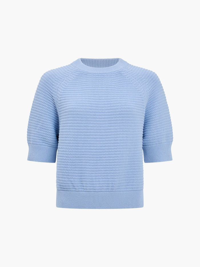 Lily Mozart Purl Knit Short Sleeve Jumper