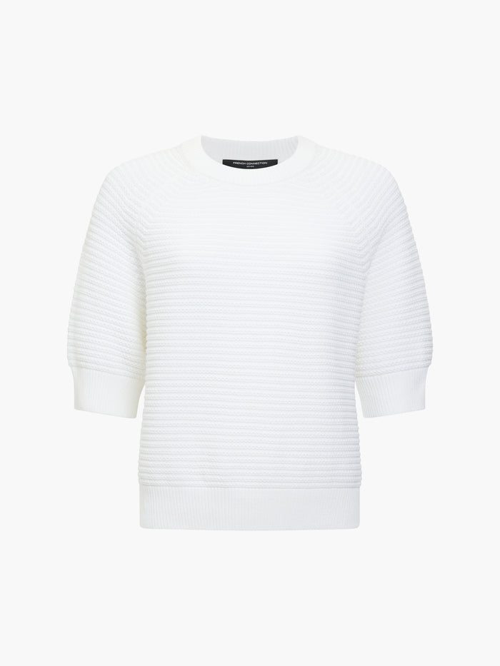 Lily Mozart Purl Knit Short Sleeve Jumper