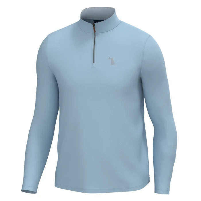 Local boy Bentley Quarter Zip Columbia blue