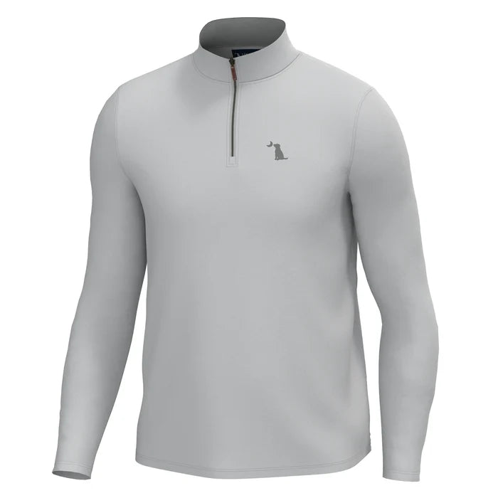 Local boy Bentley Quarter Zip light grey