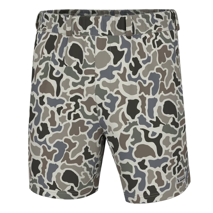 Local boy camo volley shorts