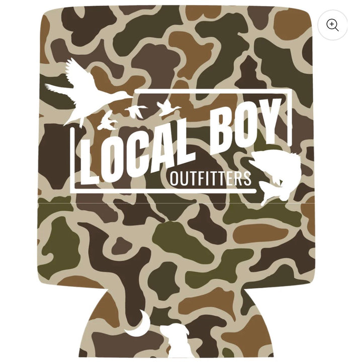 Local boy Cast & Blast 2.0 Koozie