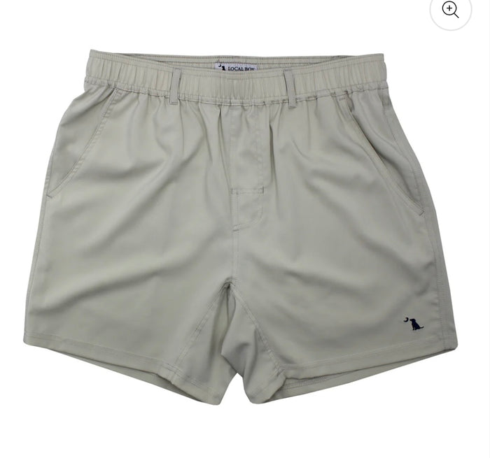 Local Boy: Cool Grey volley Shorts
