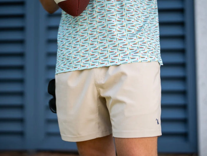 Local Boy: Khaki Volley Shorts