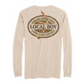 Local boy Old School Antler Oval LS Tee