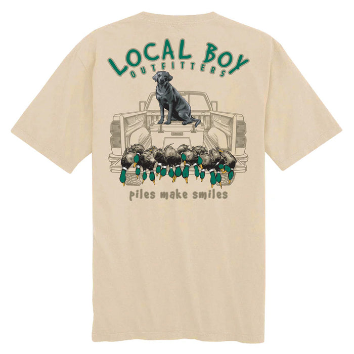 Local boy Piles Make Smiles SS Tee
