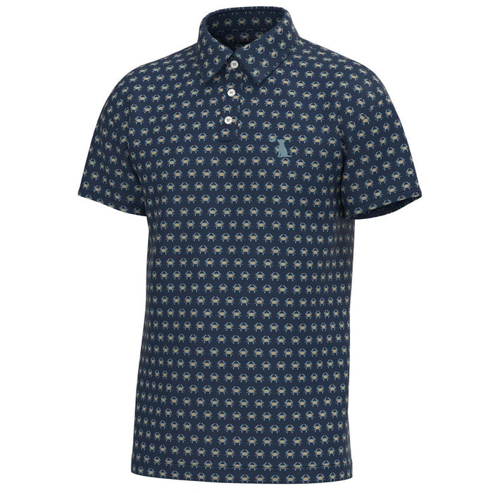 Local boy Youth Dirty Myrtle Polo - Blue Crab