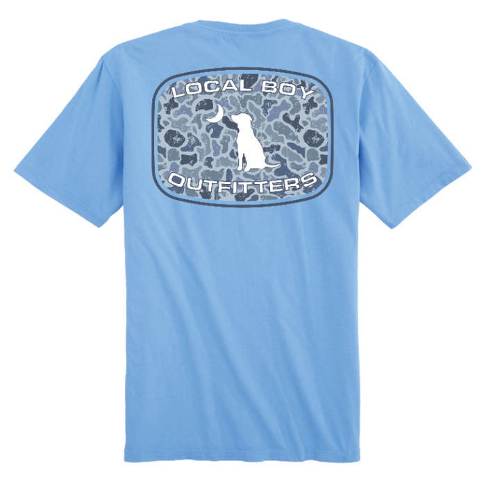 Local boy Youth Distressed LCF Cobalt Patch SS tee
