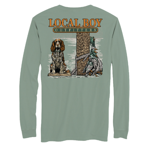 Local boy Youth Spaniel Stand LS Tee