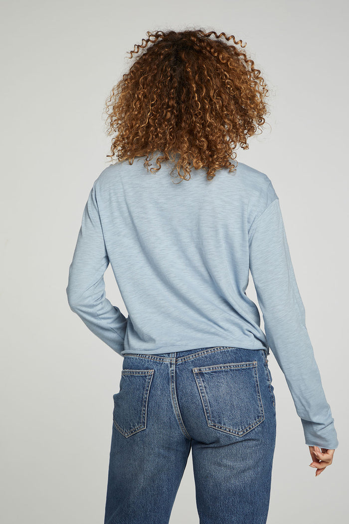 Long Sleeve Cropped Tee WOMENS chaserbrand