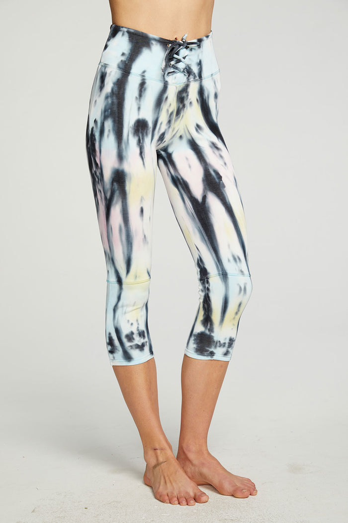 Lounge Knit Lace-up Cropped Legging WOMENS - chaserbrand