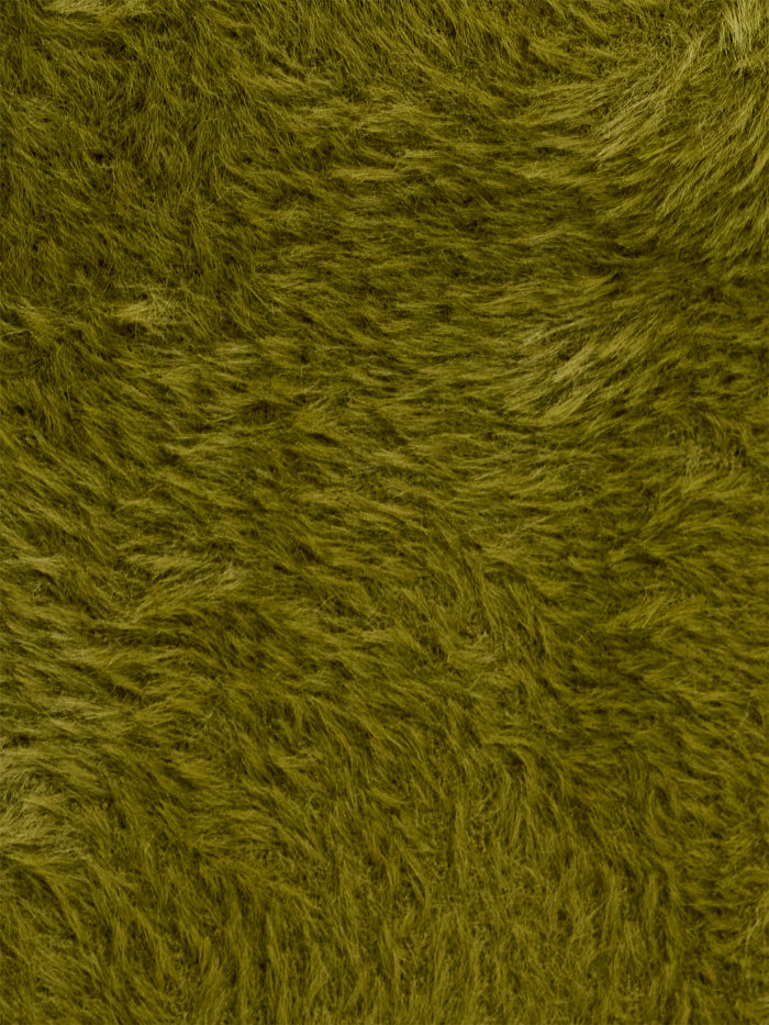 Lucille Green Fluffy Knit Jumper