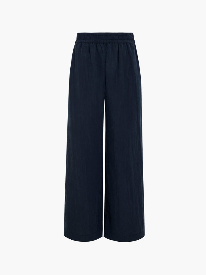 Melina Navy Wide Leg Trousers