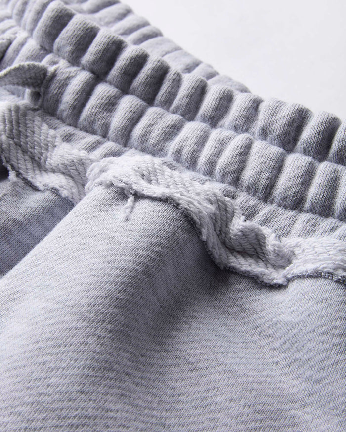 Close-up of textured gray fabric with a focus on texture and pattern.