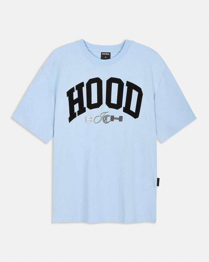 Merit Oversized T-Shirt - Blue/Black