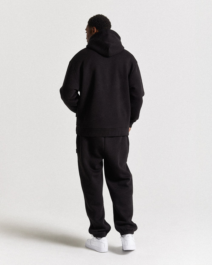 Midnight Oversized Hoodie - Black/Chromatic