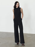 Miles Black Fringe Wide Leg Jumpsuit