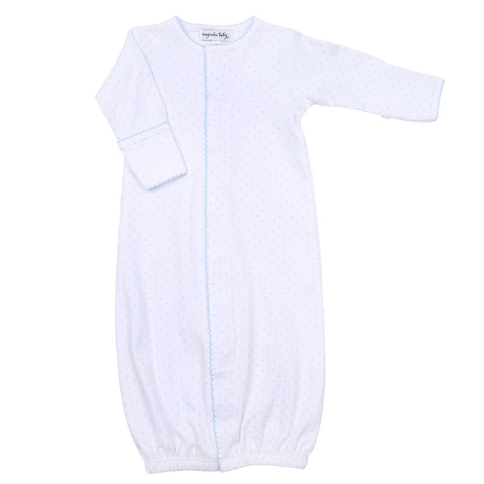 Mini Dots Converter - Blue magnolia baby gown