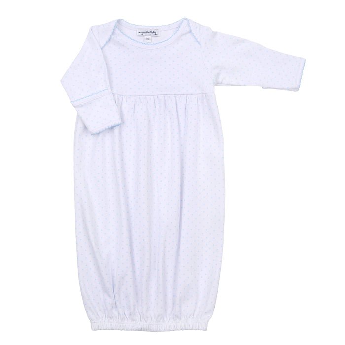 Mini Dots Gown - Blue: Blue