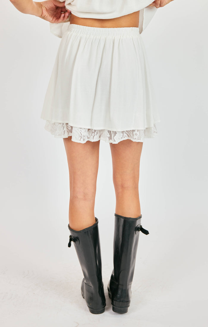 Misty Layered Mini Skirt