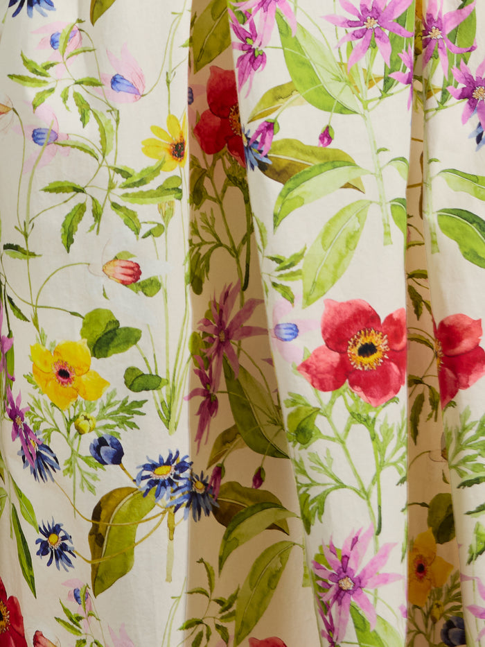 Monica Barletta Floral Midi Dress