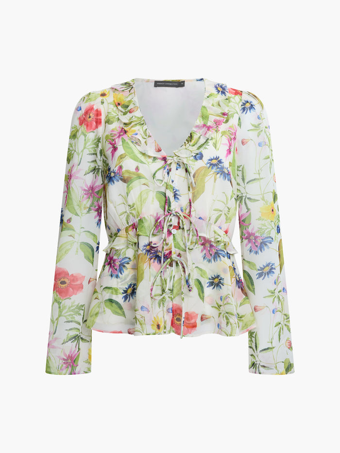 Monica Hallie Crinkle Blouse