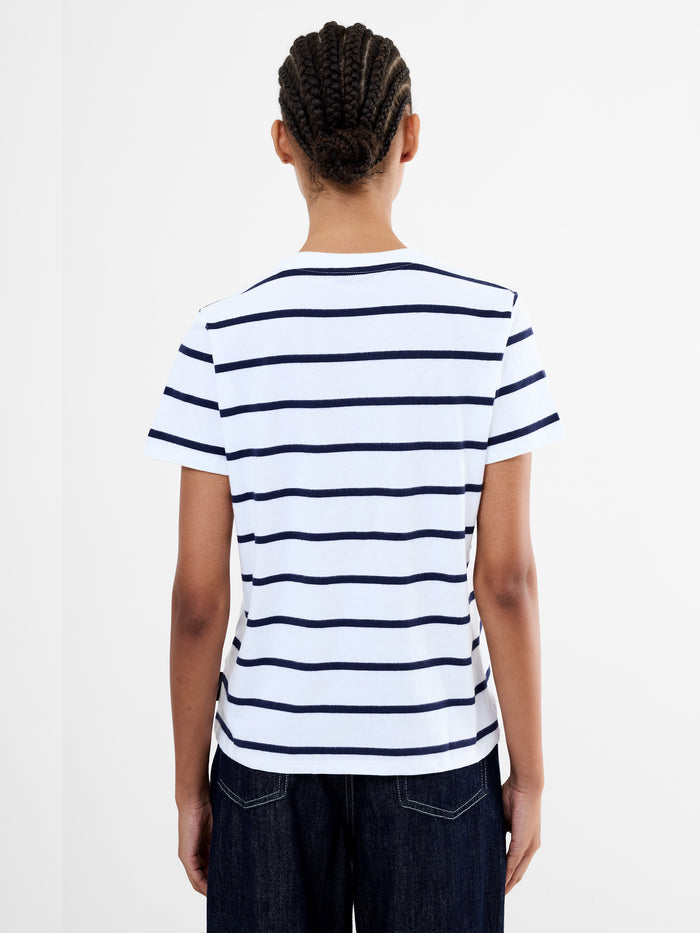 Monochrome Stripe Peached T-Shirt