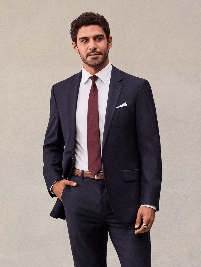 Navy Blue Suit Jacket
