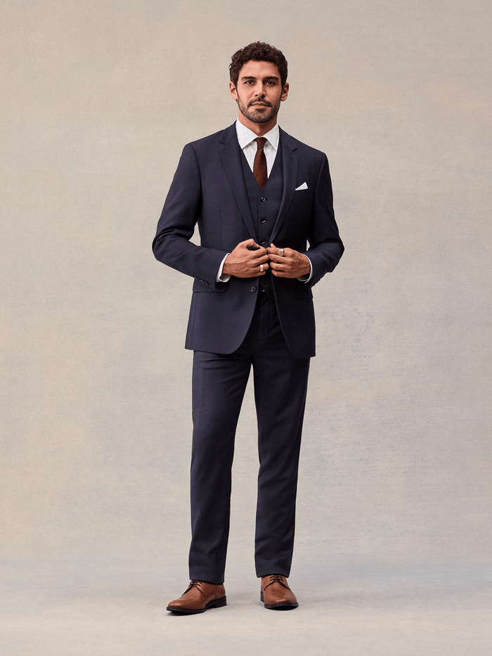 Navy Blue Suit Jacket