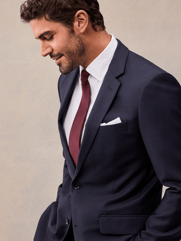 Navy Blue Suit Jacket