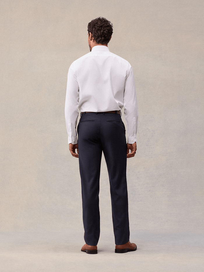 Navy Blue Suit Pants - Slim