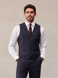 Navy Blue Suit Vest